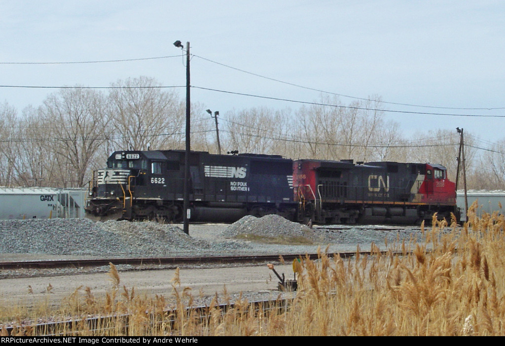 A closer shot of NS 6622